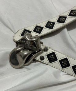 Alternative view of Chrome Hearts Belt 1 of 1 Cross Flower Rivet Belt
