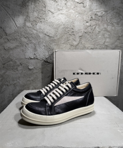 Rick Owe black canvas casual shoes