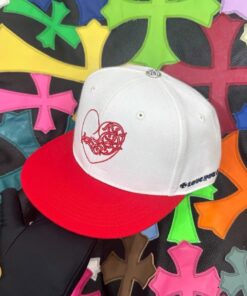 Chrome Hearts red heart, baseball cap
