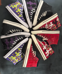 Chrome Hearts all-over cross print leather pattern