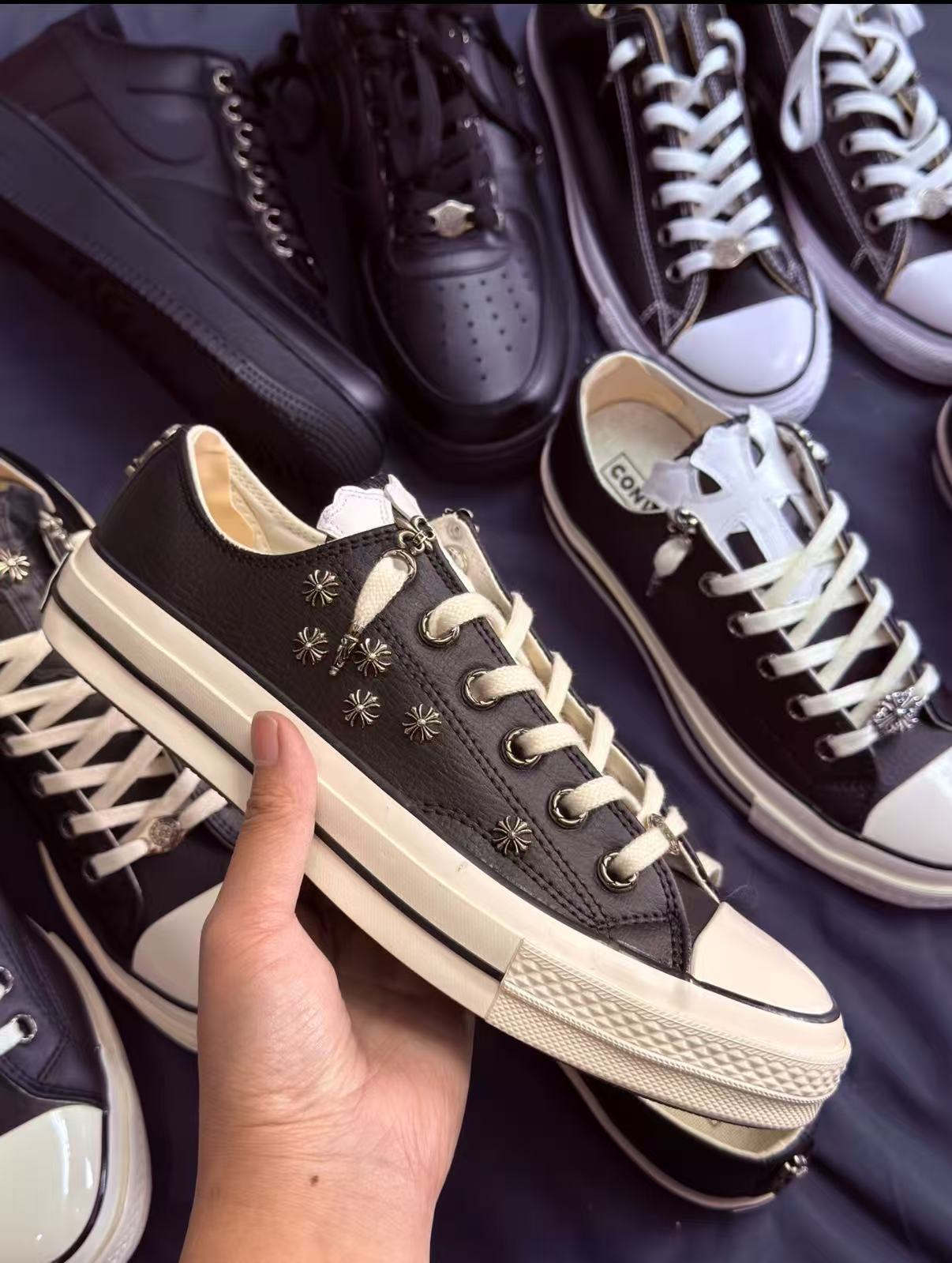 Chrome Hearts Low Top Converse - Image 5