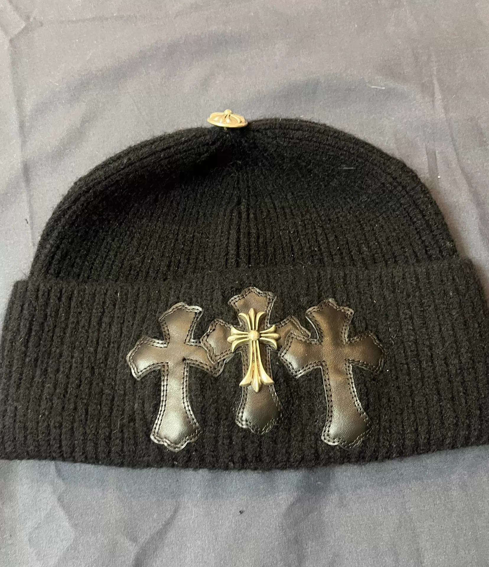Chrome Hearts hat with silver-plated hardware - Image 4