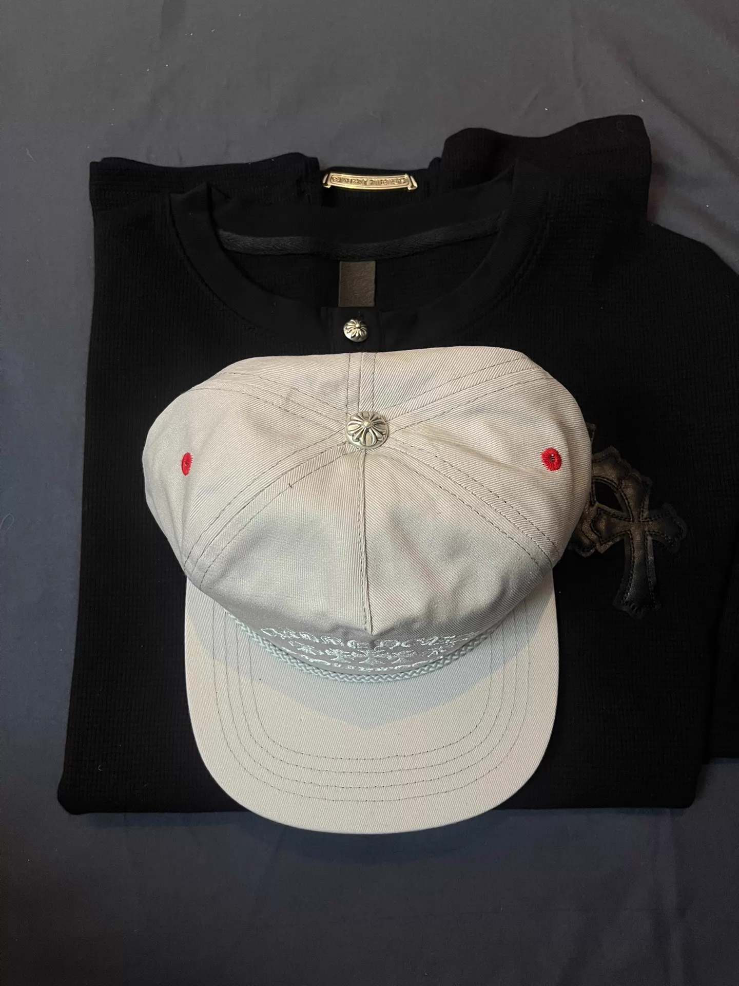 Chrome Hearts hat with silver-plated hardware - Image 3