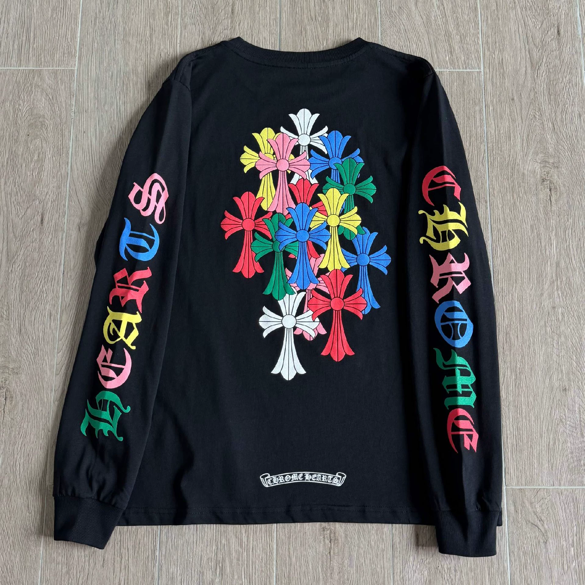 Chrome Hearts Colorful Puzzle Cross Sweatshirt