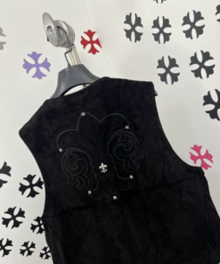 Alternative view of Chrome Hearts Black Suede Vest
