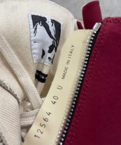 Alternative view of Rick Owens burgundy leather high-top boots