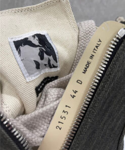 Alternative view of Rick Owens military green leather high-top boots