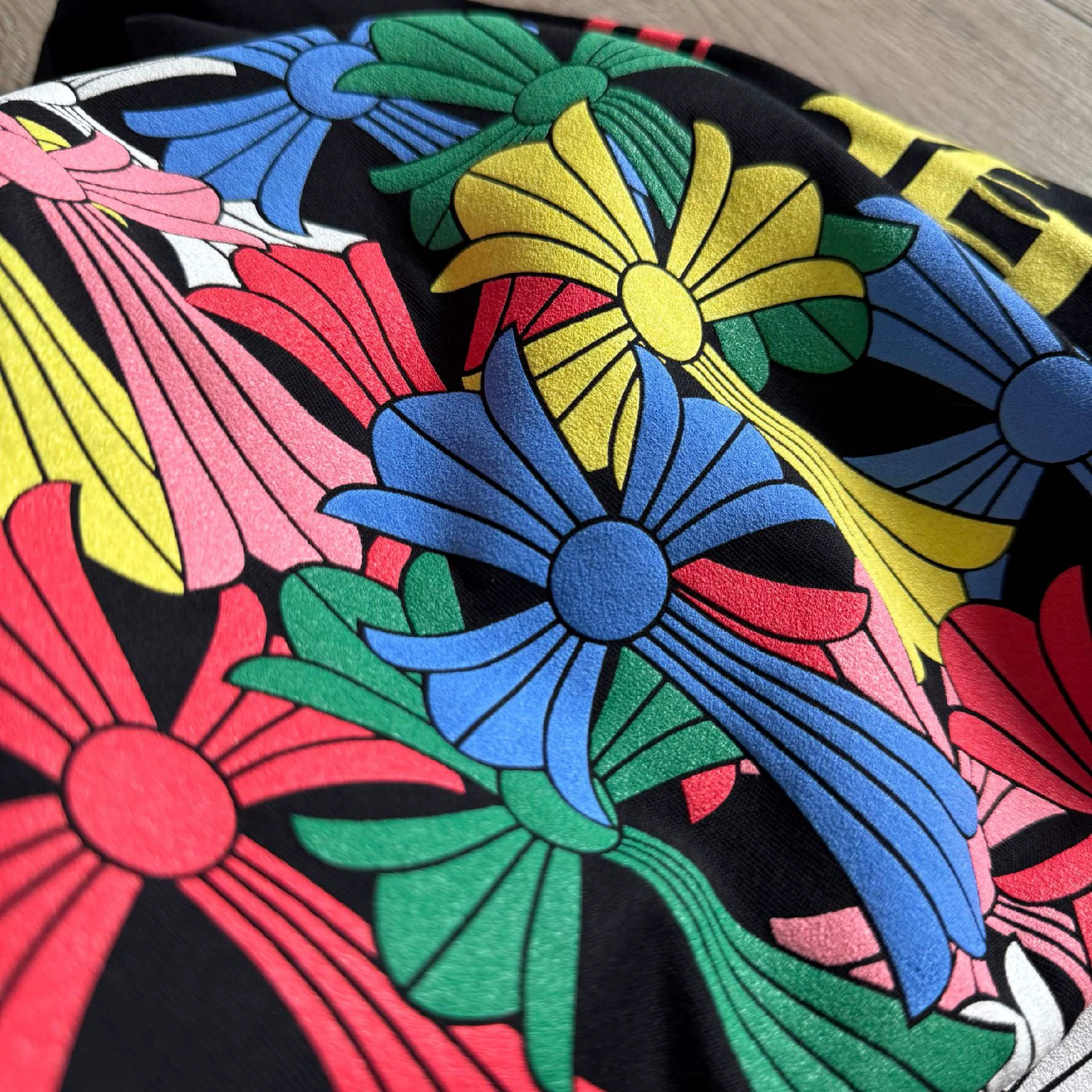 Chrome Hearts Colorful Puzzle Cross Sweatshirt - Image 2