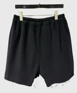 Alternative view of Rick Owens black shorts