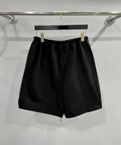 Alternative view of Rick Owens black shorts