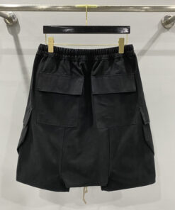 Alternative view of Rick Owens black shorts