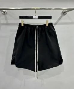 Rick Owens black shorts