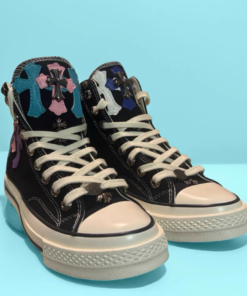 Chrome Hearts canvas Converse