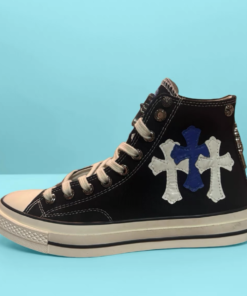 Alternative view of Chrome Hearts canvas Converse