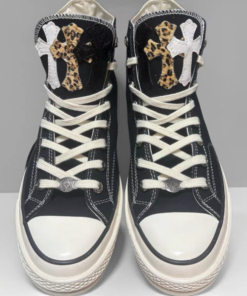 Alternative view of Style 30 Leopard print cross pattern