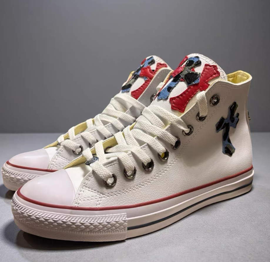Chrome Hearts canvas Converse