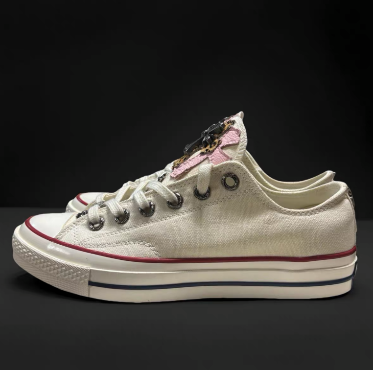 Chrome Hearts canvas Converse - Image 3