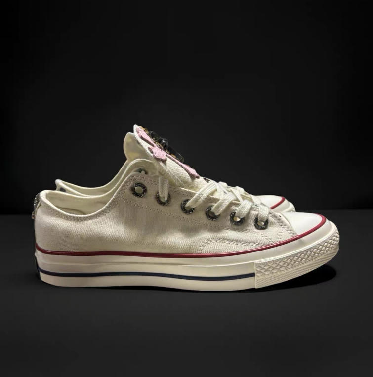 Chrome Hearts canvas Converse - Image 4