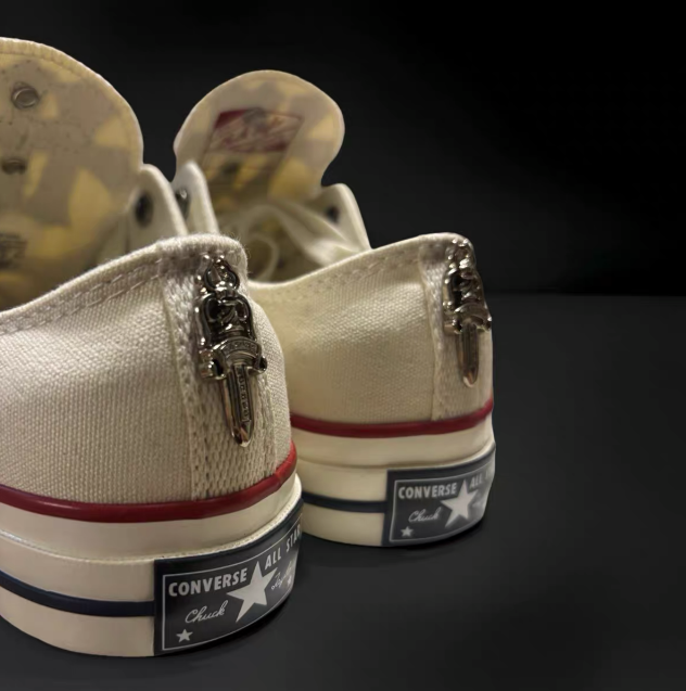 Chrome Hearts canvas Converse - Image 5
