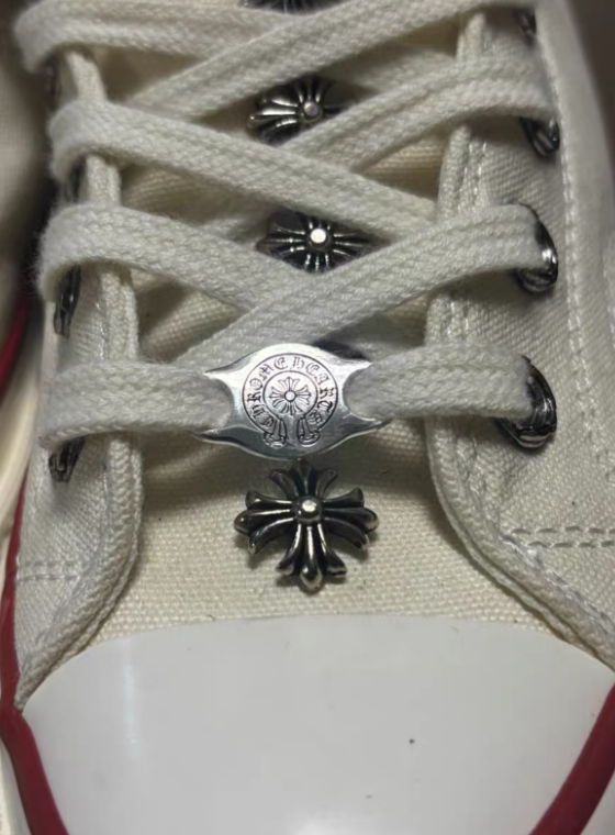 Chrome Hearts canvas Converse - Image 7