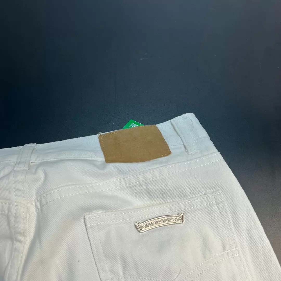 Chrome Hearts white graffiti patch jeans - Image 5