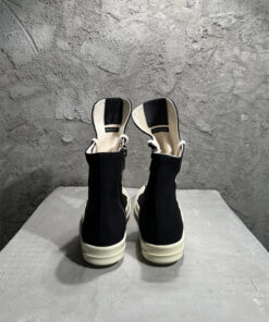 Alternative view of Rick Owens Black High-Top Casual Shoes