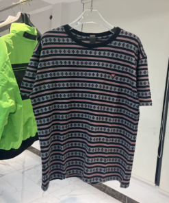 Chrome Hearts striped short-sleeved T-shirt