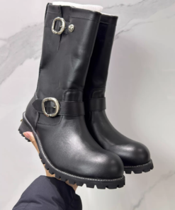 Chrome Hearts high-top boots