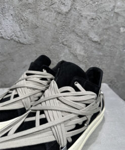 Alternative view of Rick Owens low-top lace-up canvas shoes