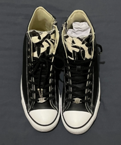 Chrome Hearts Black Converse