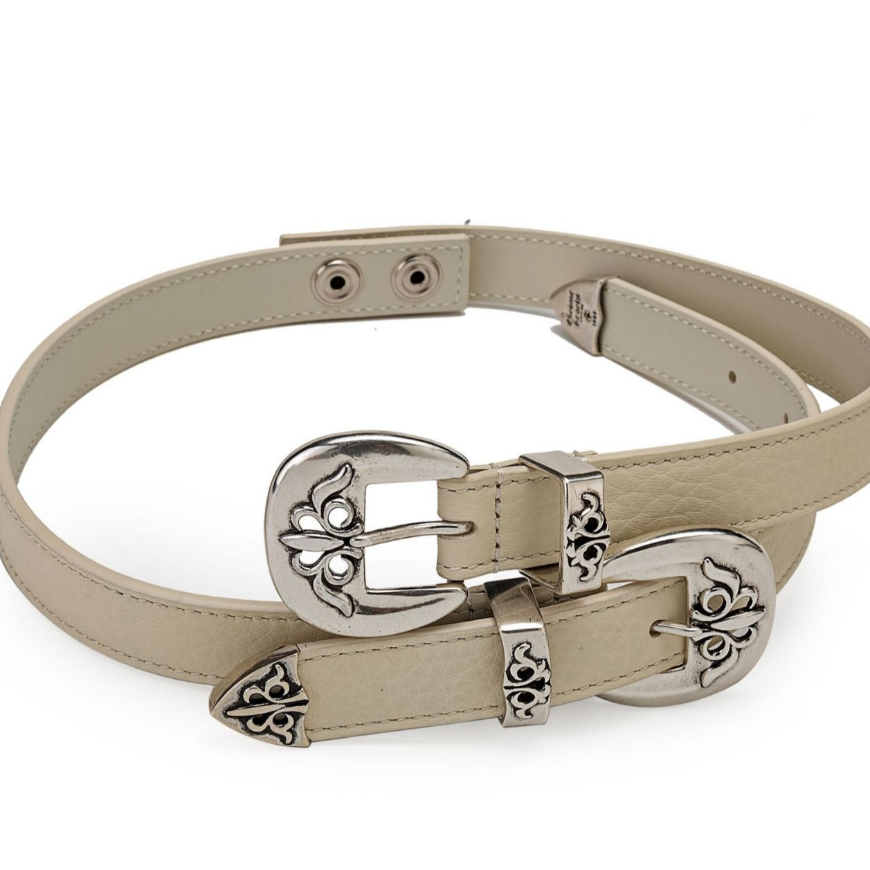Chrome Hearts Iris Silver-Plated Hardware Three-Piece Set, available in black and white - Image 2