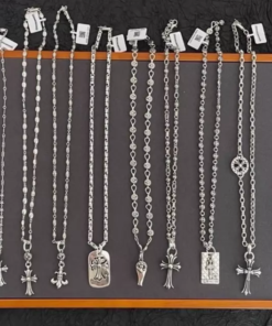 Alternative view of Chrome Hearts Sterling Silver Cross Necklace Collection