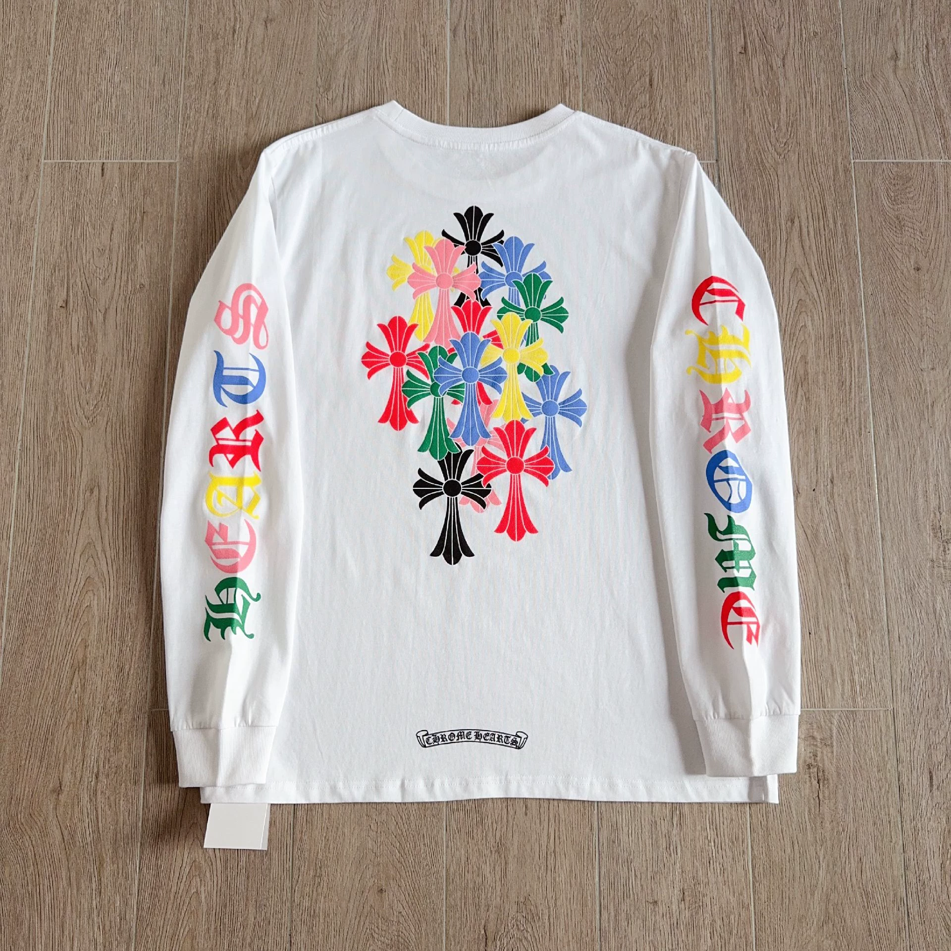Chrome Hearts Colorful Puzzle Cross Sweatshirt - Image 3