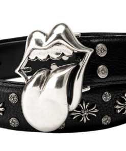 Alternative view of Chrome Hearts genuine leather belts, featuring various small hardware accessories; 10 styles to choose from