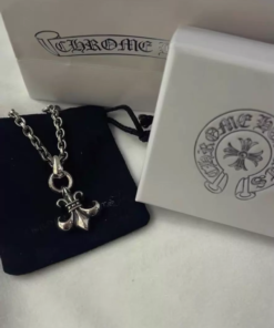 Chrome Hearts Anchor Scout Flower Necklace