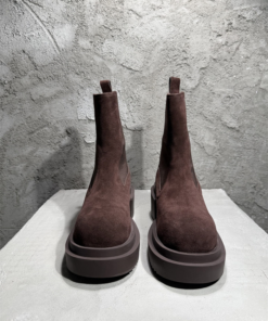 Alternative view of Rick Owe black suede high-top boots