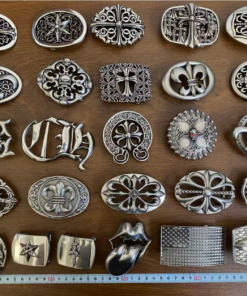 Chrome Hearts silver-plated hardware buckles, available in various styles