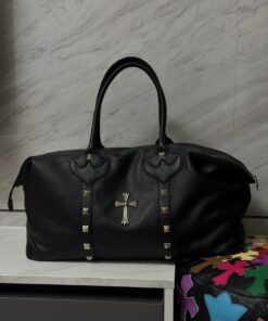 Alternative view of Chromehearts Black Cross Dumpling Travel Tote Bag