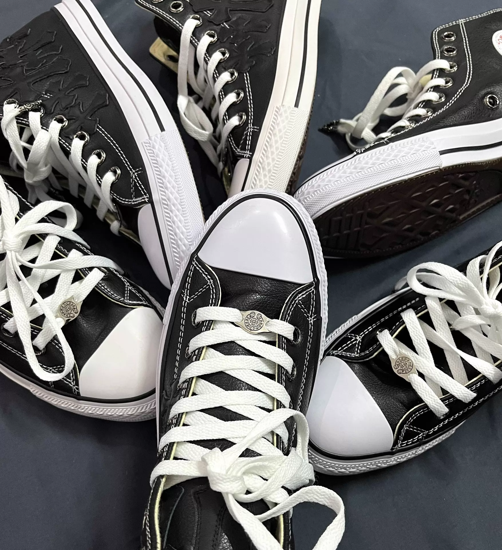 Chromeheart Converse Remake Black Canvas Lipstick - Image 4