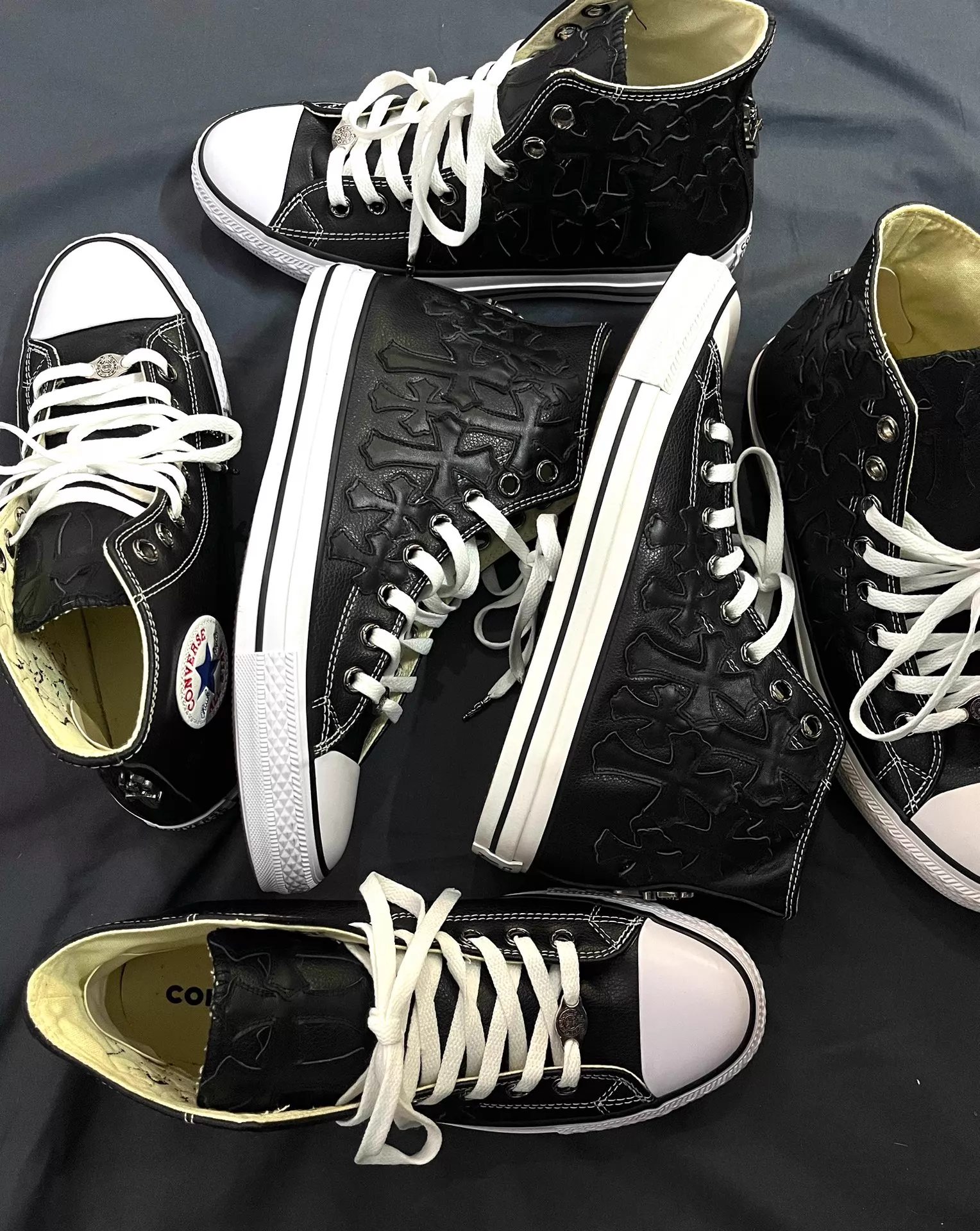 Chromeheart Converse Remake Black Canvas Lipstick - Image 2