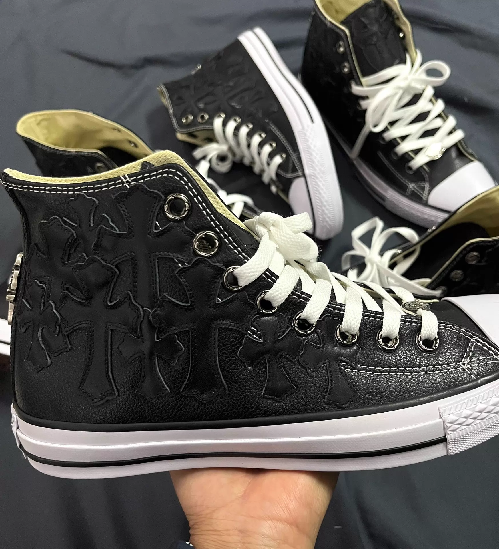 Chromeheart Converse Remake Black Canvas Lipstick