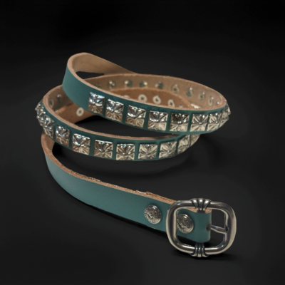 Chrome Hearts Remake Sugar Cube Stud Belt