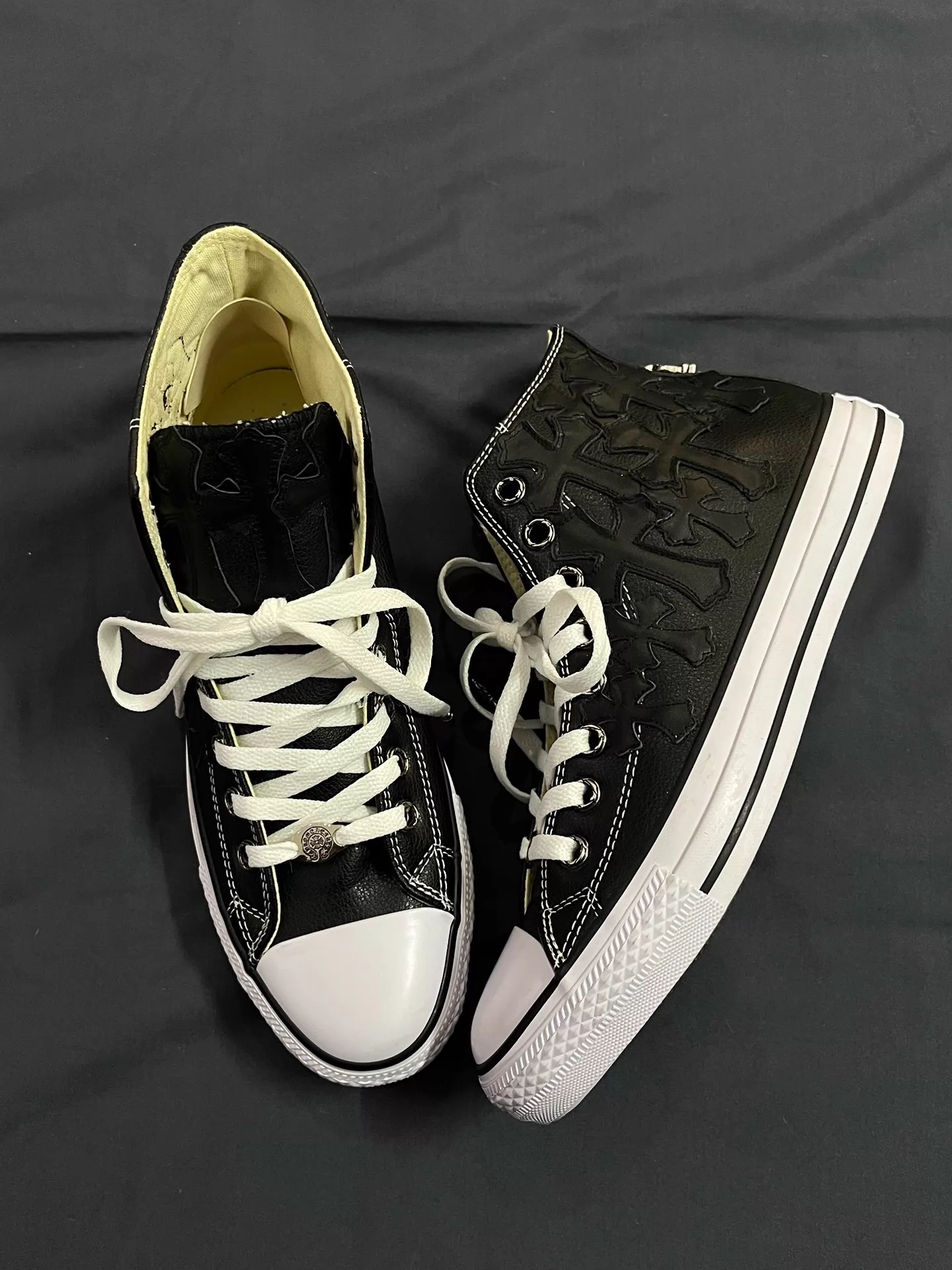 Chromeheart Converse Remake Black Canvas Lipstick - Image 6