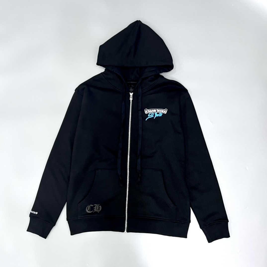 Chrome Hearts Zip-Up Hoodie