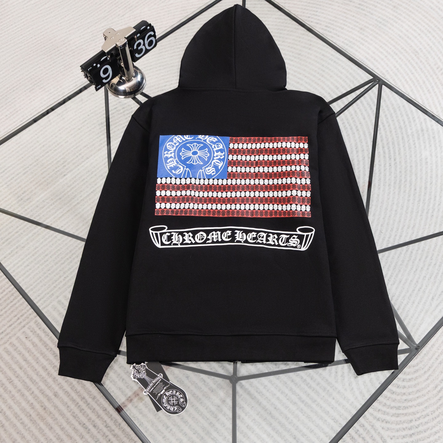 Alternative view of Chrome Hearts Zip-Up Hoodie
