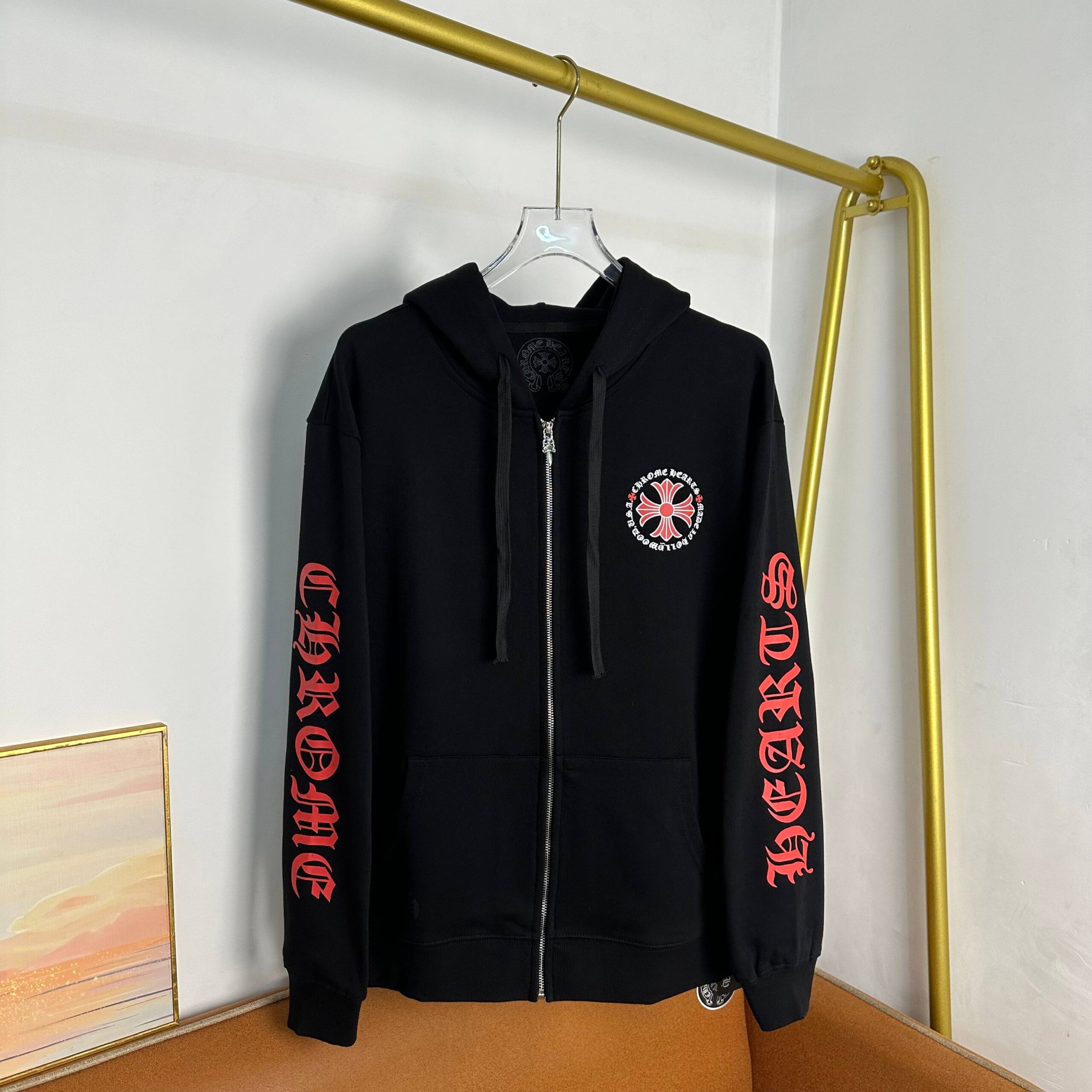 Chrome Hearts Zip-Up Hoodie