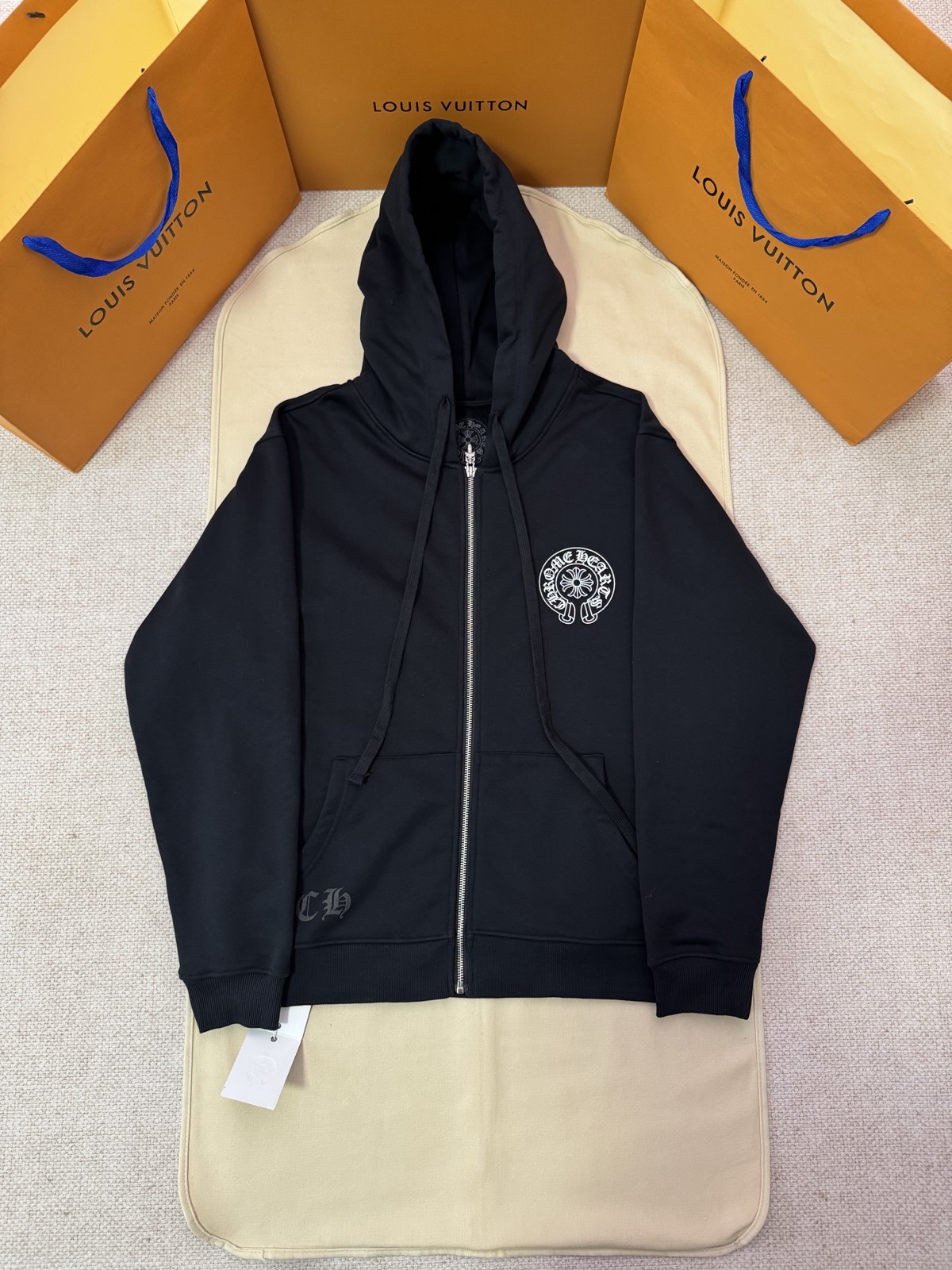 Chrome Hearts Zip-Up Hoodie