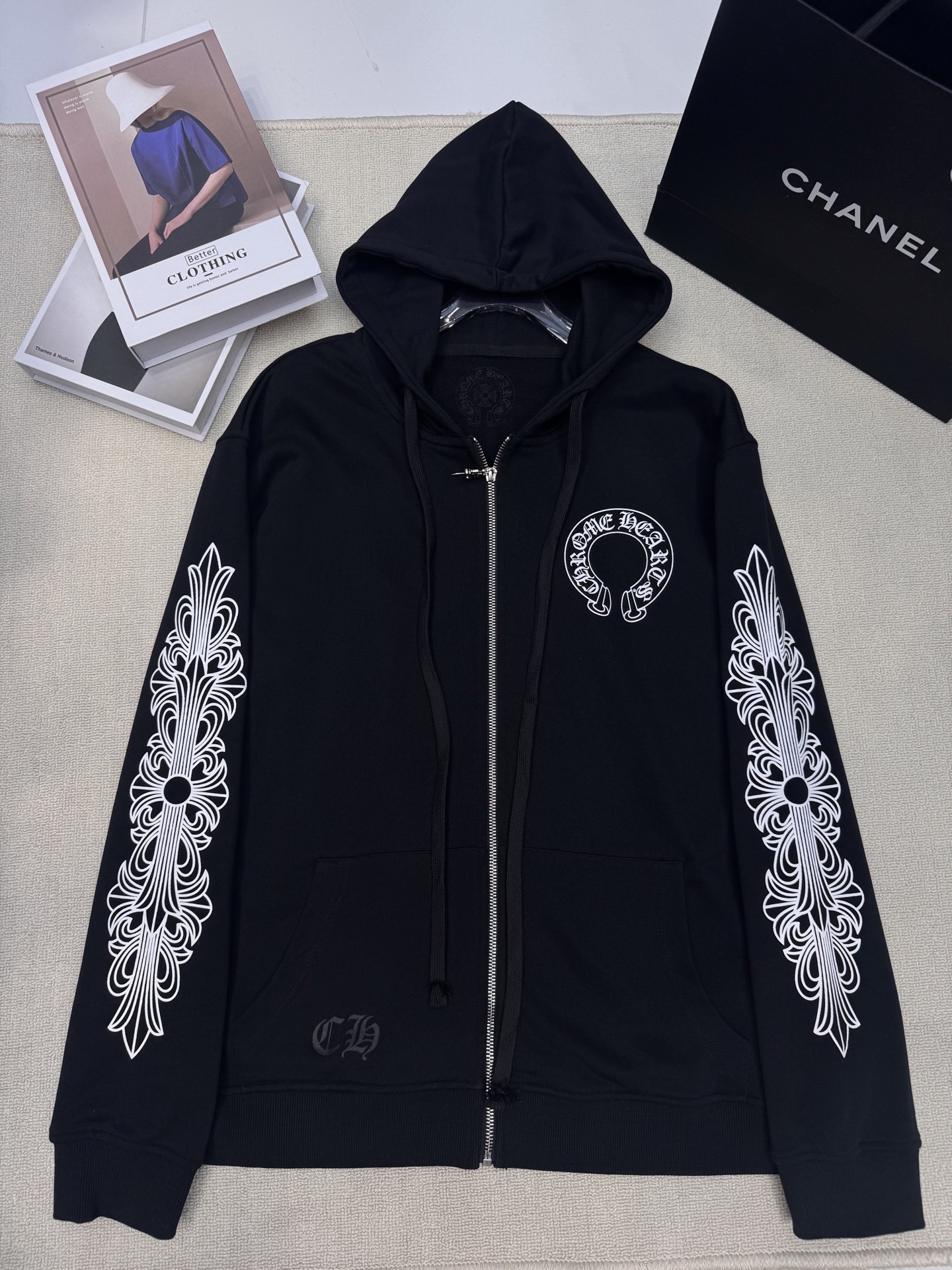 Alternative view of Chrome Hearts Zip-Up Hoodie