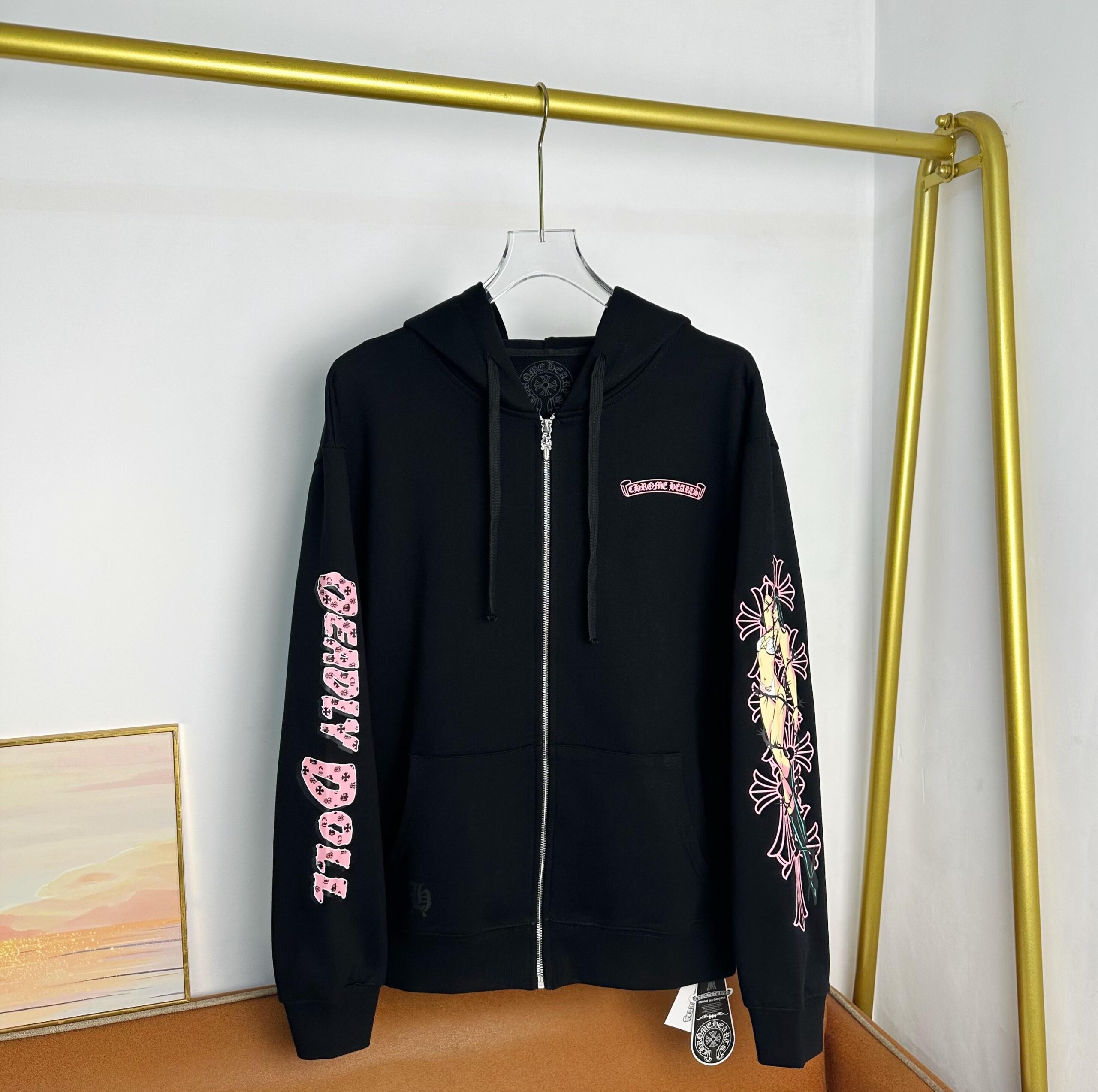 Chrome Hearts Zip-Up Hoodie