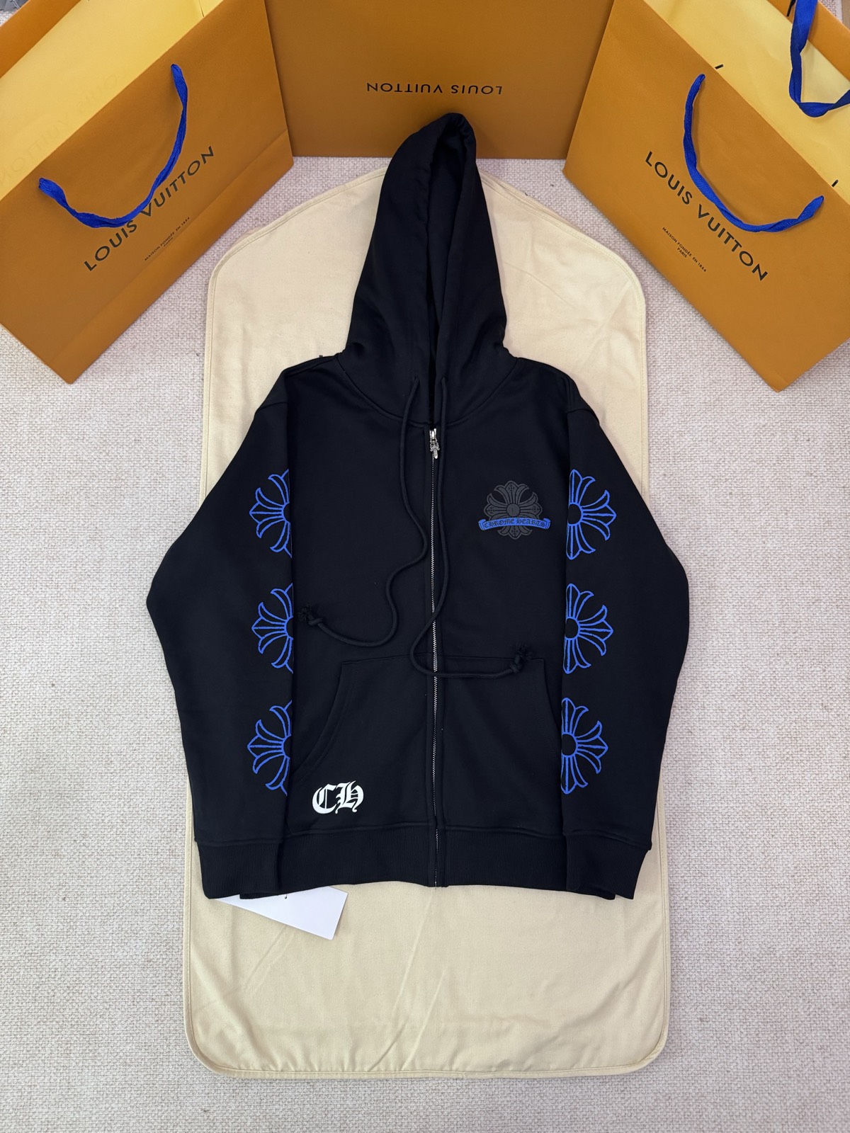 Chrome Hearts Zip-Up Hoodie